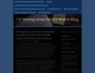 ukimmigrationjusticewatch.com screenshot