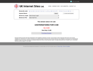 ukinternetdirectory.com screenshot