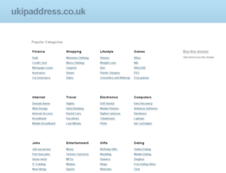 ukipaddress.co.uk screenshot