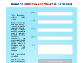 uklidova-chemie.cz screenshot