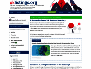 uklistings.org screenshot