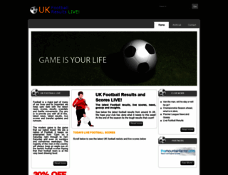 uklivefootballresults.co.uk screenshot