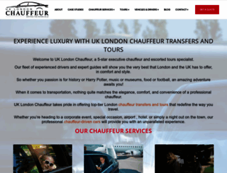 uklondonchauffeur.co.uk screenshot