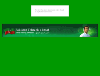 ukmembership.insaf.pk screenshot