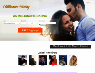 ukmillionairedating.com screenshot