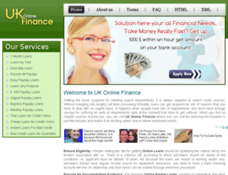 ukonlinefinance.co.uk screenshot
