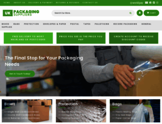 ukpackagingsuppliers.co.uk screenshot