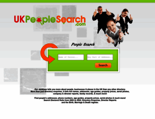 ukpeoplesearch.com screenshot