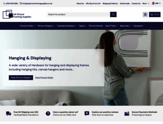 ukpictureframingsupplies.co.uk screenshot