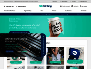 ukprinting.com screenshot
