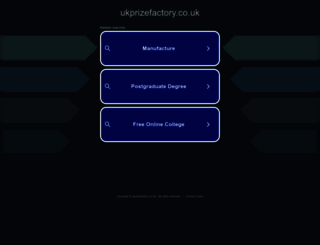 ukprizefactory.co.uk screenshot