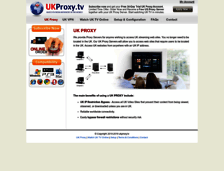 ukproxy.tv screenshot