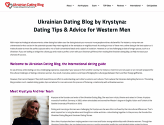 ukrainiandatingblog.com screenshot