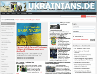 ukrainians.de screenshot
