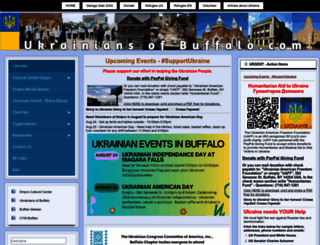 ukrainiansofbuffalo.com screenshot