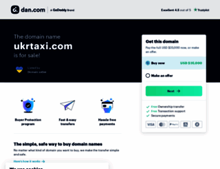 ukrtaxi.com screenshot