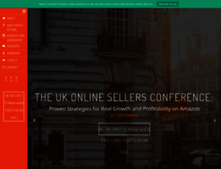 uksellerconference.com screenshot