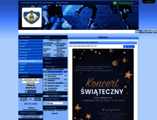 uksikarraciborz.futbolowo.pl screenshot