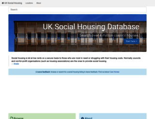 uksocialhousing.com screenshot