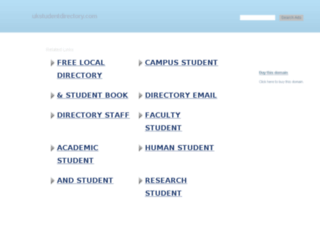 ukstudentdirectory.com screenshot