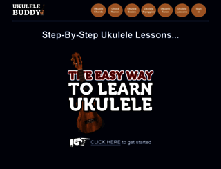 ukulelebuddy.com screenshot