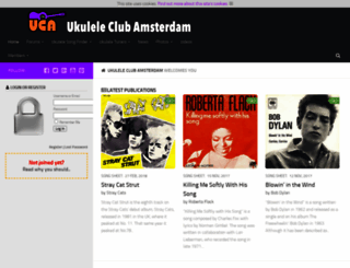 ukuleleclub.org screenshot