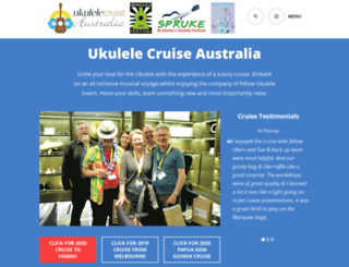 ukulelecruiseaustralia.com.au screenshot
