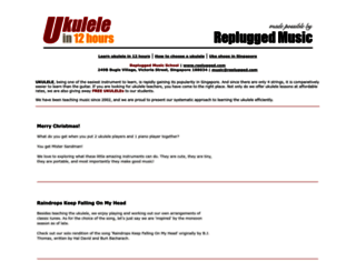 ukulelesingapore.com screenshot