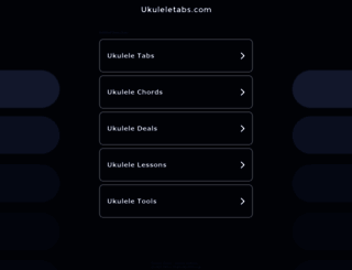 ukuleletabs.com screenshot