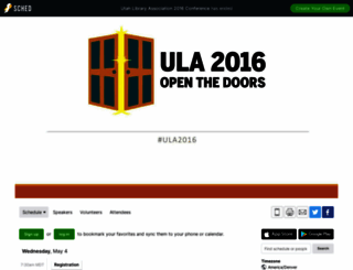 ula2016.sched.org screenshot