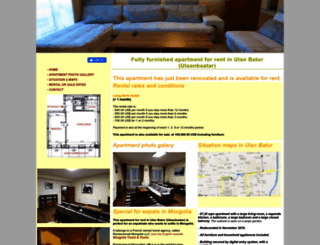 ulanbator-apartment.com screenshot