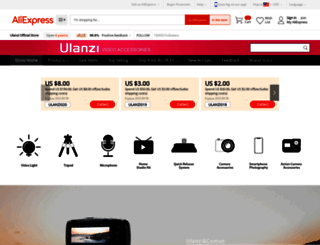 ulanzi.tr.aliexpress.com screenshot