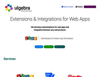 ulgebra.com screenshot