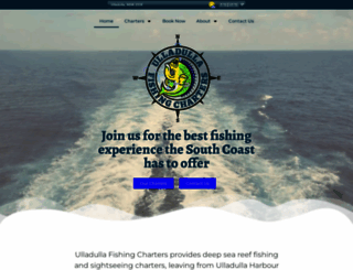 ulladullafishingcharters.com.au screenshot