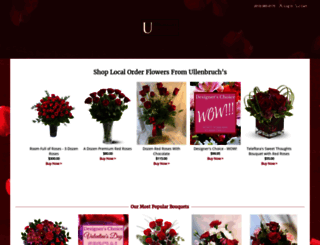 ullenbruchsflower.com screenshot