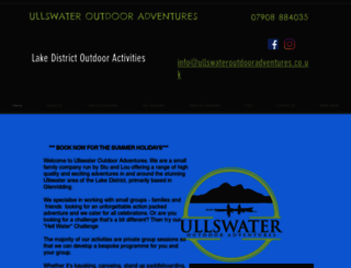 ullswateroutdooradventures.co.uk screenshot