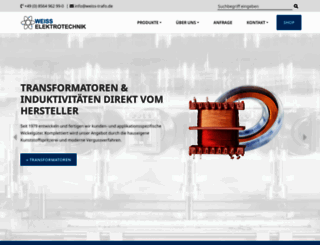 ulmer-trafo.de screenshot
