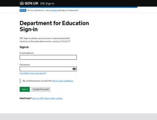 uln.education.gov.uk screenshot