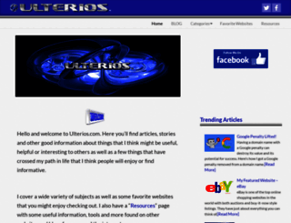 ulterios.com screenshot