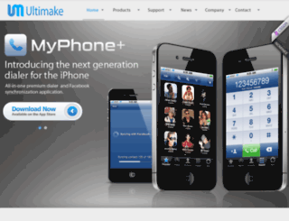 ultimake.com screenshot