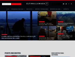 ultimallamada.com screenshot