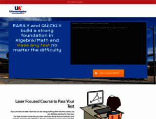 ultimate-algebra.com screenshot