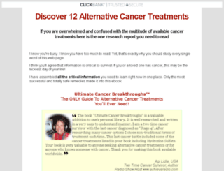 ultimate-cancer-breakthroughs.com screenshot
