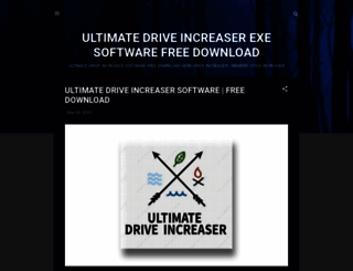 ultimate-drive-increaser-exe.blogspot.com screenshot