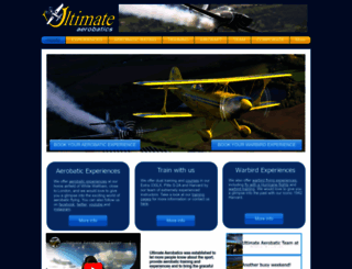 ultimateaerobatics.co.uk screenshot