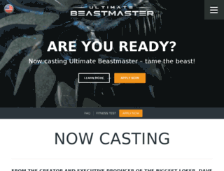 ultimatebeastmastercasting.com screenshot