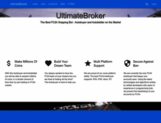 ultimatebroker.eu screenshot