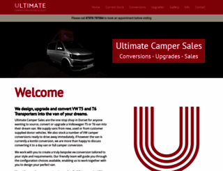 ultimatecampersales.co.uk screenshot