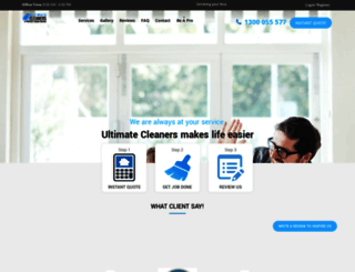 ultimatecleaners.com.au screenshot