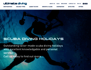 ultimatediving.co.uk screenshot